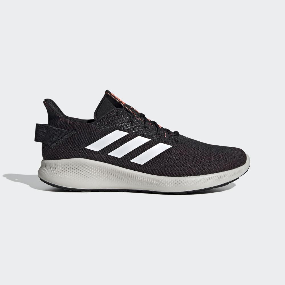 Adidasi Alergare Adidas Sensebounce + Street Barbati Romania - Negrii/Albi/Corai EE4010